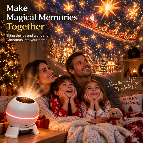 🌌🌈 SCNDR® Smart Holographic Projector (HD Smart Dynamic 5D)🎄