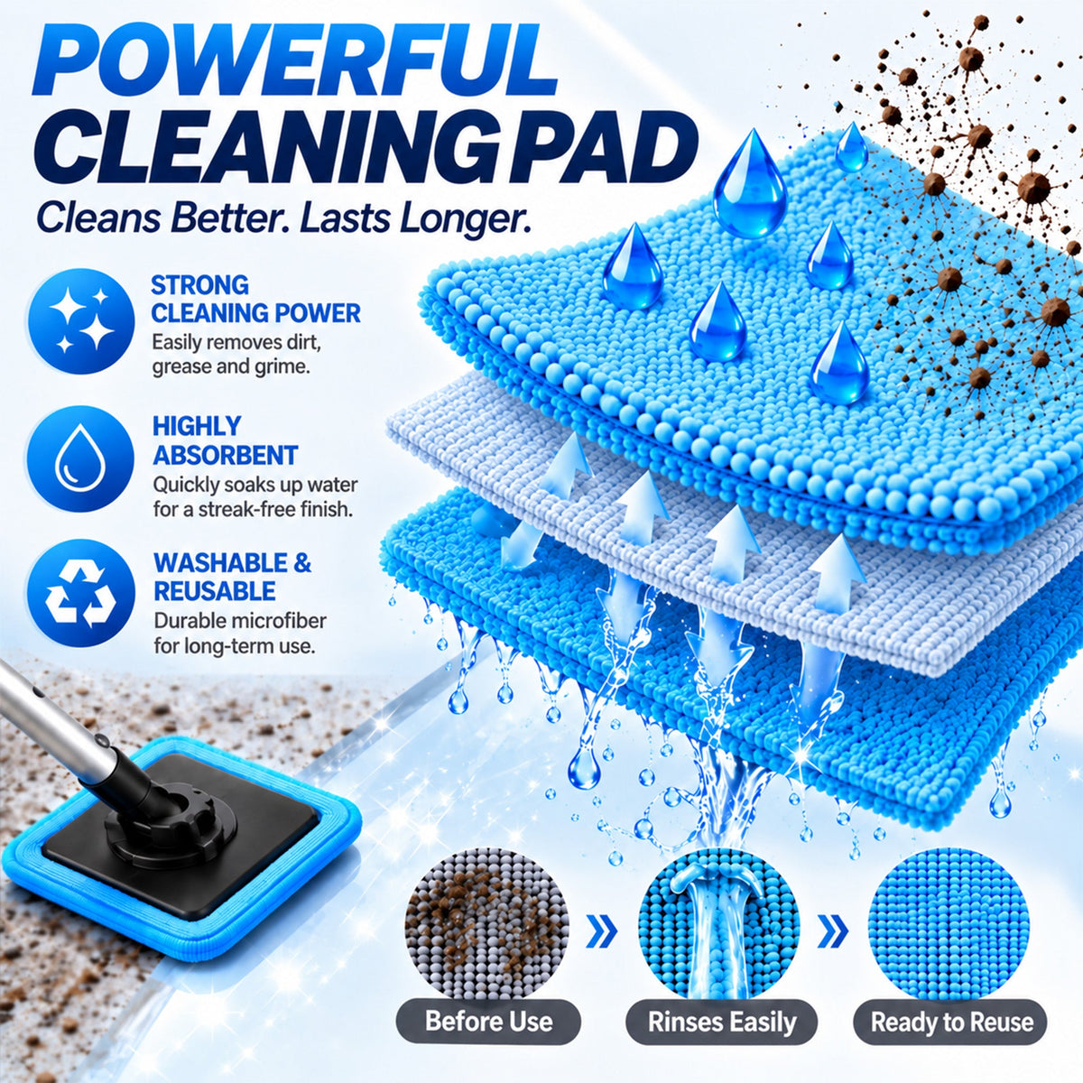 Magnetic Glass Cleaner — Dual-Side Cleaning, Washable Pads & Versatile Home and Car Use | One Kit. Cleaner Glass. Less Effort. 💎