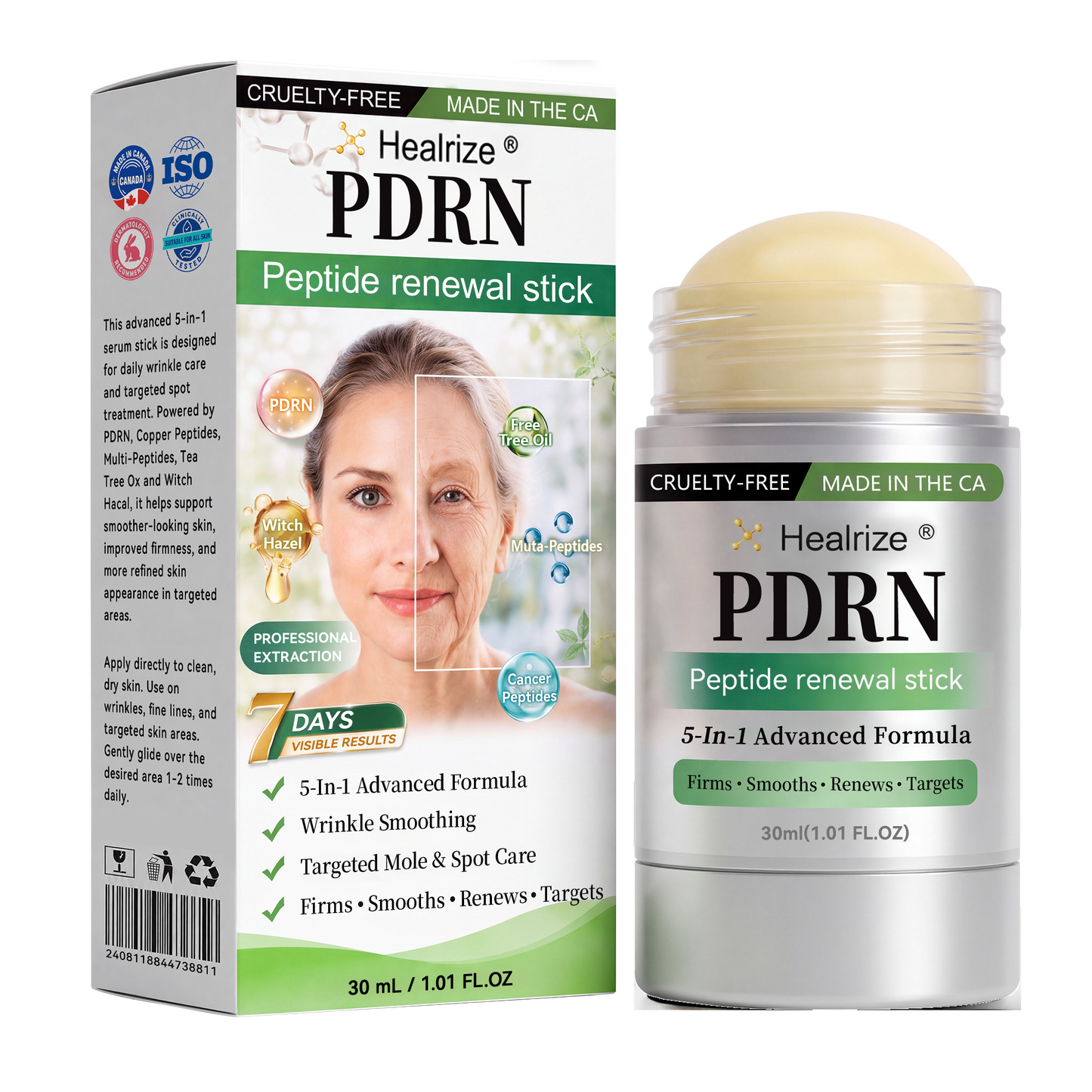 𝑯𝒆𝒂𝒍𝒓𝒊𝒛𝒆® 🧬𝑷𝑫𝑹𝑵 𝑨𝒏𝒕𝒊-𝑨𝒈𝒊𝒏𝒈 & 𝑻𝒂𝒓𝒈𝒆𝒕𝒆𝒅 𝑺𝒑𝒐𝒕 𝑹𝒆𝒏𝒆𝒘𝒂𝒍 𝑺𝒕𝒊𝒄𝒌（𝑯𝒆𝒍𝒑𝒔 𝑺𝒎𝒐𝒐𝒕𝒉 𝑾𝒓𝒊𝒏𝒌𝒍𝒆𝒔, 𝑺𝒖𝒑𝒑𝒐𝒓𝒕 𝑭𝒊𝒓𝒎𝒆𝒓-𝑳𝒐𝒐𝒌𝒊𝒏𝒈 𝑺𝒌𝒊𝒏, 𝒂𝒏𝒅 𝑰𝒎𝒑𝒓𝒐𝒗𝒆 𝑻𝒉𝒆 𝑨𝒑𝒑𝒆𝒂𝒓𝒂𝒏𝒄𝒆 𝑶𝒇 𝑽𝒊𝒔𝒊𝒃𝒍𝒆 𝑺𝒑𝒐𝒕𝒔）