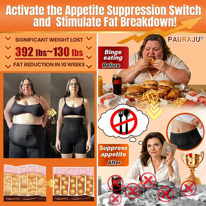 模板图版PAURAJU® 30-Min All-in-One Micro-Particle Fat-Burning Shorts✅Ignites deep microcirculation to melt fat, flush toxins, and reverse metabolic aging.