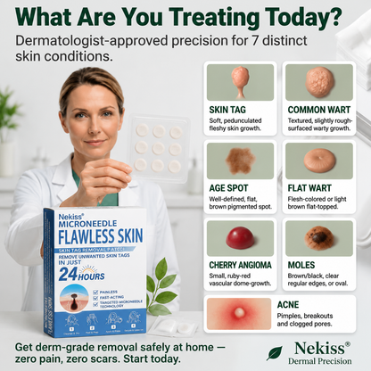 𝑵𝐞𝒌𝐢𝐬𝐬® 🌎 𝐁𝐨𝐭𝐚𝐧𝐢𝐜𝐚𝐥 𝐌𝐢𝐜𝐫𝐨𝐧𝐞𝐞𝐝𝐥𝐞 𝐇𝐲𝐝𝐫𝐨𝐜𝐨𝐥𝐥𝐨𝐢𝐝 𝐏𝐚𝐭𝐜𝐡 (𝐅𝐨𝐫 𝐒𝐤𝐢𝐧 𝐓𝐚𝐠𝐬, 𝐒𝐦𝐚𝐥𝐥 𝐒𝐤𝐢𝐧 𝐆𝐫𝐨𝐰𝐭𝐡𝐬, 𝐖𝐚𝐫𝐭𝐬, 𝐌𝐨𝐥𝐞𝐬, 𝐀𝐠𝐞 𝐒𝐩𝐨𝐭𝐬 & 𝐏𝐢𝐠𝐦𝐞𝐧𝐭𝐚𝐭𝐢𝐨𝐧 𝐂𝐨𝐧𝐜𝐞𝐫𝐧𝐬)