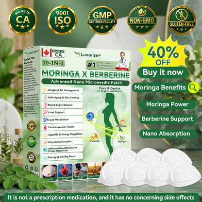 𝐎𝐟𝐟𝐢𝐜𝐢𝐚𝐥 𝐒𝐭𝐨𝐫𝐞 |🌺𝑳𝒖𝒙𝒂𝒓𝒊𝒔e® Moringa & Berberine 10-in-1 Nano Microneedle Patch 📢 (Just once a Day, Visible changes s in 7 Days) ✅ 𝐅𝐨𝐫 𝐨𝐛𝐞𝐬𝐢𝐭𝐲, 🅛🅞🅞🅢🅔 🅢🅚🅘🅝,𝐝𝐢𝐚𝐛𝐞𝐭𝐞𝐬, 𝐬𝐥𝐞𝐞𝐩 𝐚𝐩𝐧𝐞𝐚, 𝐣𝐨𝐢𝐧𝐭 𝐢𝐬𝐬𝐮𝐞𝐬, 𝐚𝐧𝐝 𝐦𝐨𝐫𝐞