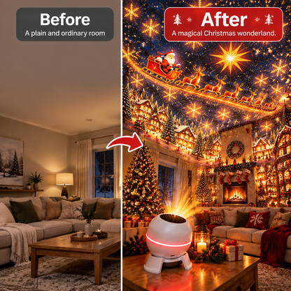 🌌🌈 SCNDR® Smart Holographic Projector (HD Smart Dynamic 5D)🎄