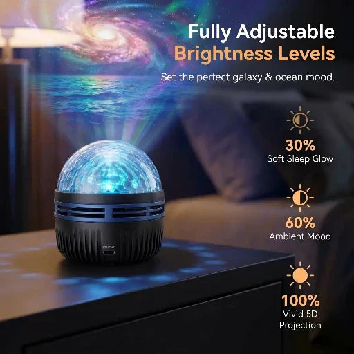 🎈✨SCNDR® 360° Smart Holographic Starry Sky Projector (HD Smart Dynamic 5D)