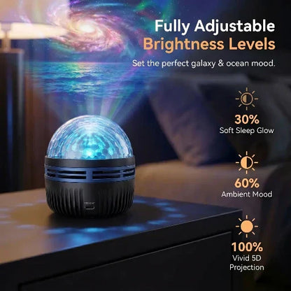 🎈✨SCNDR® 360° Smart Holographic Starry Sky Projector (HD Smart Dynamic 5D)
