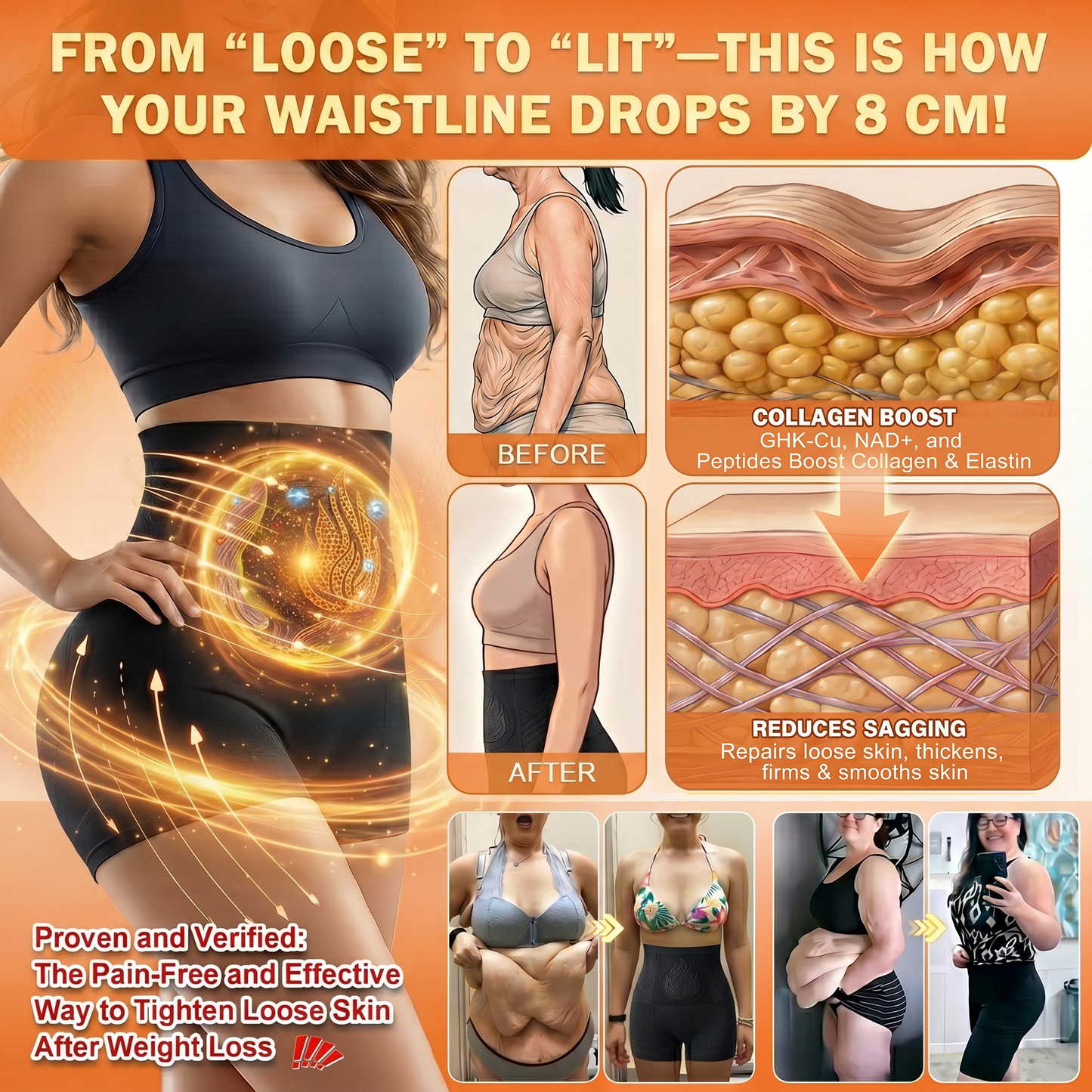 模板图版PAURAJU® 30-Min All-in-One Micro-Particle Fat-Burning Shorts✅Ignites deep microcirculation to melt fat, flush toxins, and reverse metabolic aging.